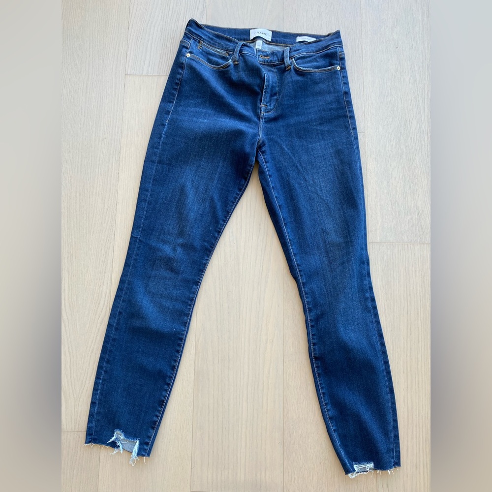 Le High Skinny Frame Jeans - Worn two times